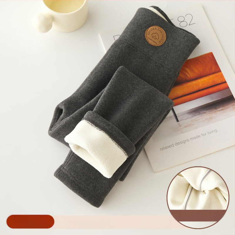 Tüdrukute fliisvoodriga retuusid, paksendatud sügis- ja talveriided, valged, ühes tükis sametist soojad talvepüksid, mustad, laste soojad püksid