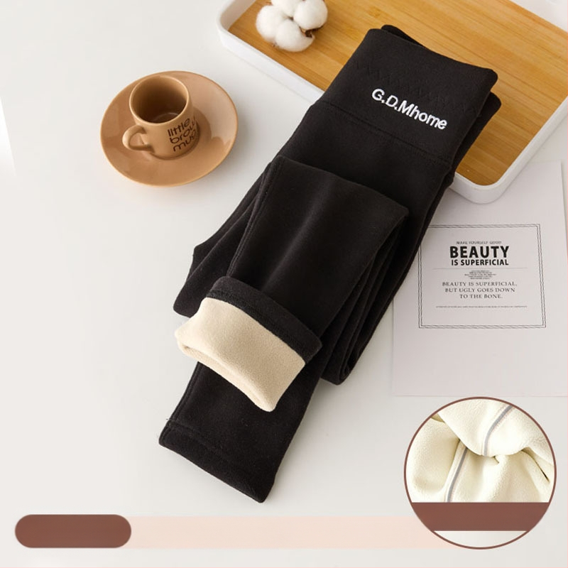 Tüdrukute fliisvoodriga retuusid, paksendatud sügis- ja talveriided, valged, ühes tükis sametist soojad talvepüksid, mustad, laste soojad püksid