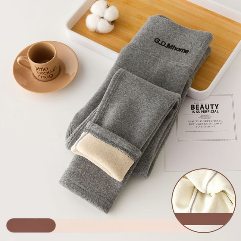 Tüdrukute fliisvoodriga retuusid, paksendatud sügis- ja talveriided, valged, ühes tükis sametist soojad talvepüksid, mustad, laste soojad püksid