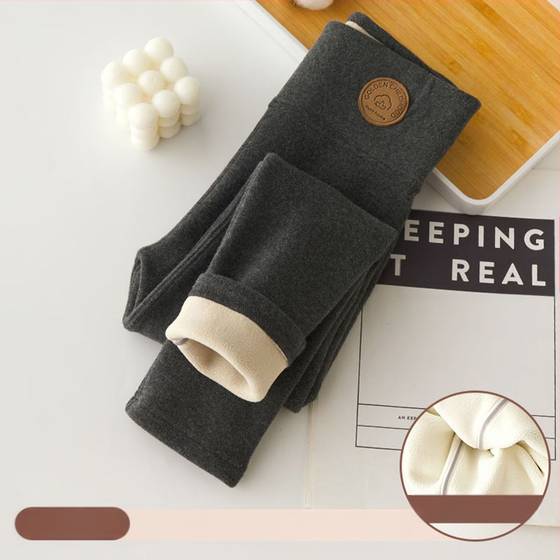 Tüdrukute fliisvoodriga retuusid, paksendatud sügis- ja talveriided, valged, ühes tükis sametist soojad talvepüksid, mustad, laste soojad püksid