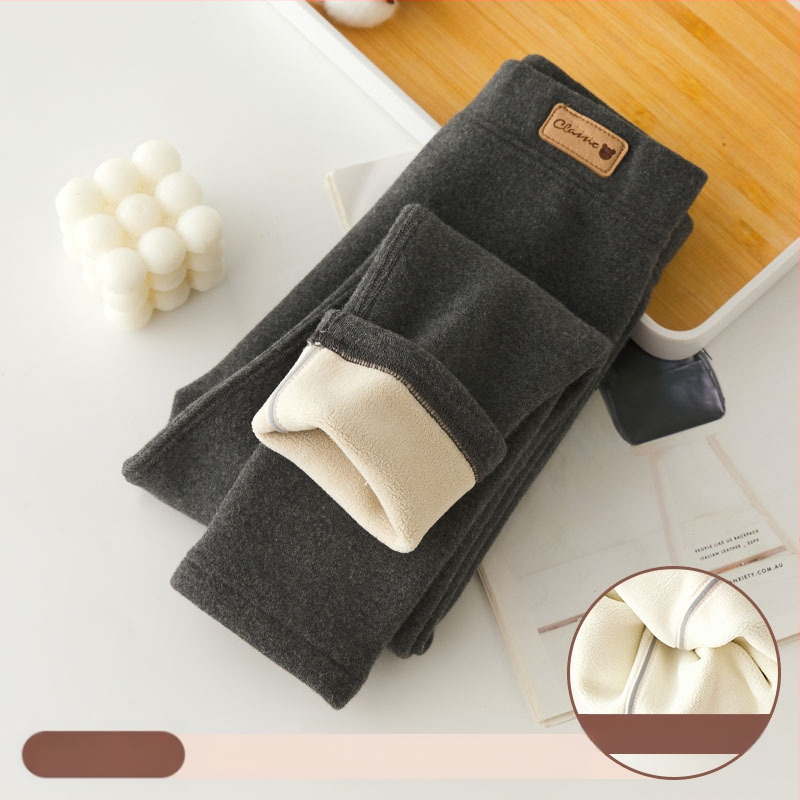 Tüdrukute fliisvoodriga retuusid, paksendatud sügis- ja talveriided, valged, ühes tükis sametist soojad talvepüksid, mustad, laste soojad püksid