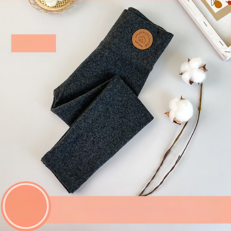 Tüdrukute fliisvoodriga retuusid, paksendatud sügis- ja talveriided, valged, ühes tükis sametist soojad talvepüksid, mustad, laste soojad püksid