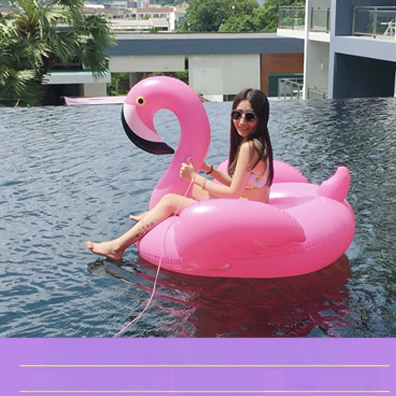 Prillid Suur Kollane Part Suvine Puhkus Ujuv Vee Täispuhutav Ujumisrõnga Kinnitus Paksendatud Part Välis Rafting Ujuvvoodi