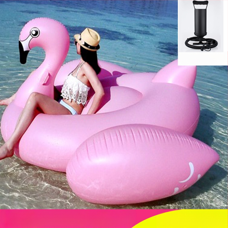 Prillid Suur Kollane Part Suvine Puhkus Ujuv Vee Täispuhutav Ujumisrõnga Kinnitus Paksendatud Part Välis Rafting Ujuvvoodi