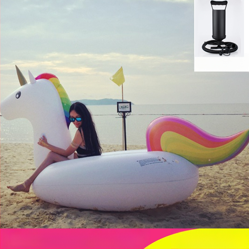 Prillid Suur Kollane Part Suvine Puhkus Ujuv Vee Täispuhutav Ujumisrõnga Kinnitus Paksendatud Part Välis Rafting Ujuvvoodi