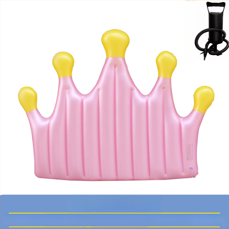 Prillid Suur Kollane Part Suvine Puhkus Ujuv Vee Täispuhutav Ujumisrõnga Kinnitus Paksendatud Part Välis Rafting Ujuvvoodi