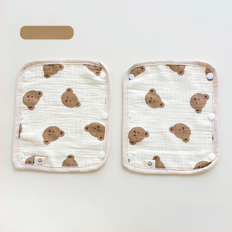 Bērnu ratiņu siekalu dvielis, trīsdaļīgs ratiņu cimds, kokvilnas marles siksna, siekalu dvielis ratiņu pretkodienu plecu spilventiņš