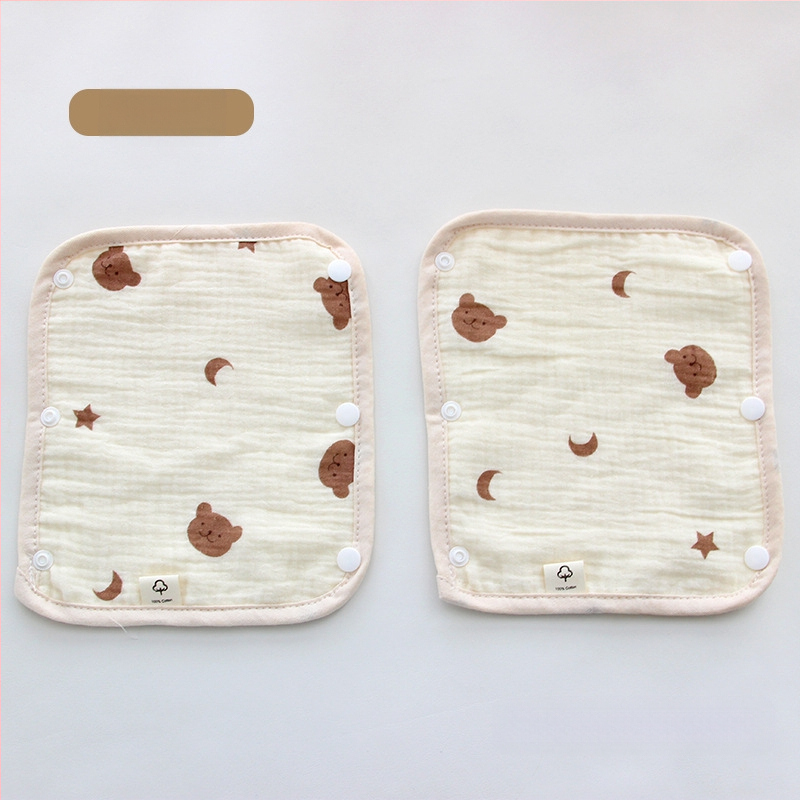 Bērnu ratiņu siekalu dvielis, trīsdaļīgs ratiņu cimds, kokvilnas marles siksna, siekalu dvielis ratiņu pretkodienu plecu spilventiņš