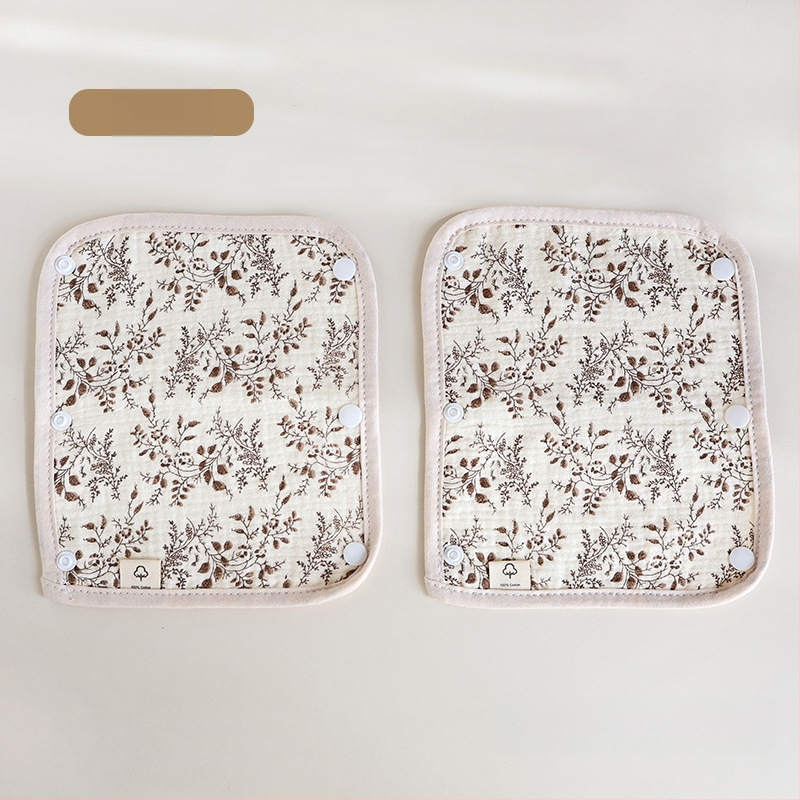 Bērnu ratiņu siekalu dvielis, trīsdaļīgs ratiņu cimds, kokvilnas marles siksna, siekalu dvielis ratiņu pretkodienu plecu spilventiņš