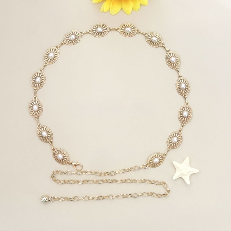 Modes retro metāla vidukļa ķēde sievietēm, augstas klases dekoratīvs aksesuārs svārkiem, daudzpusīga tauriņa vidukļa virve, etniskā stila Eiropas un Amerikas josta