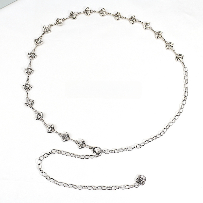 Modes retro metāla vidukļa ķēde sievietēm, augstas klases dekoratīvs aksesuārs svārkiem, daudzpusīga tauriņa vidukļa virve, etniskā stila Eiropas un Amerikas josta