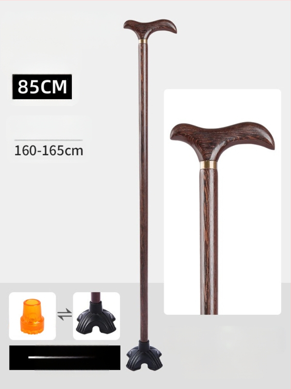 Патерици за възрастни хора, Неплъзгащи се, Леки, от масивна дървесина, Патерици против падане за възрастни хора, Специални четирикраки патерици с електрическо подпомагане за жени