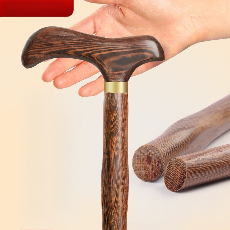 Патерици за възрастни хора, Неплъзгащи се, Леки, от масивна дървесина, Патерици против падане за възрастни хора, Специални четирикраки патерици с електрическо подпомагане за жени