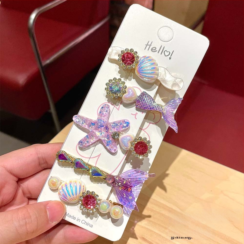 Υπερόμορφη και ευέλικτη φουρκέτα με κέλυφος αστερία, χαριτωμένο κλιπ μαλλιών, κλιπ για φράντζα στο μέτωπο, πλαϊνό κλιπ, αξεσουάρ μαλλιών για φουρκέτα δίπλα στη θάλασσα