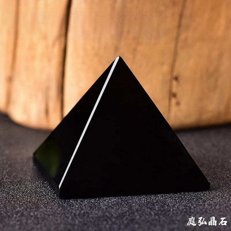 Доставка от първа ръка на едро, обзавеждане от естествен обсидиан, пирамида, обработка на суров камък, черна кристална кула, обзавеждане за дома
