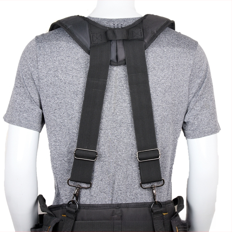 [Tiesioginis tiekimas per sieną] X tipo daugiafunkcis įrankių dirželis, medienos apdirbimo, santechnikos įrankių krepšių rinkinys su atitinkančiu juodu dirželiu