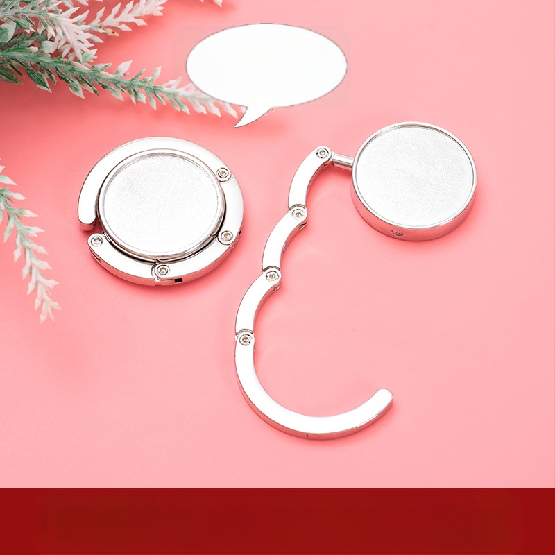 Cârlig pliabil pentru ghiozdan școlar direct din fabrică, cârlig pentru geantă, cârlig pentru birou, în stoc en-gros