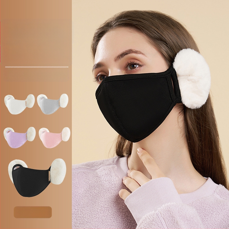 Есенни и зимни термо маски с топлоизолация и циркулация, ветроустойчиви за колоездене на открито, топли триизмерни удебелени маски от чист памук с фиксиране на температурата