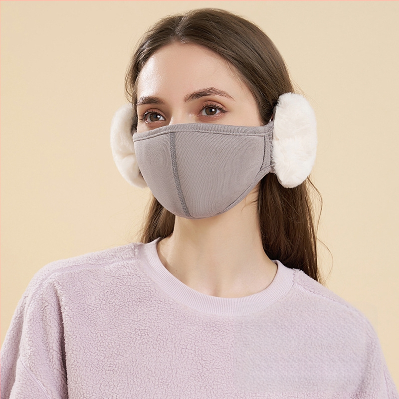 Есенни и зимни термо маски с топлоизолация и циркулация, ветроустойчиви за колоездене на открито, топли триизмерни удебелени маски от чист памук с фиксиране на температурата