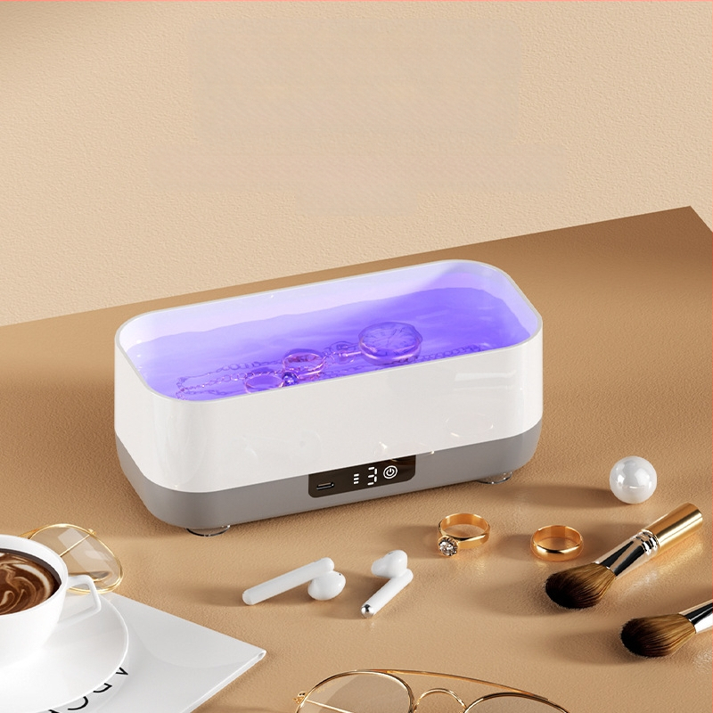 Naujas ultragarsinis valiklis buitiniams akiniams valyti papuošalų, laikrodžių, breketų dėmių vibracijos valymo dėžutė