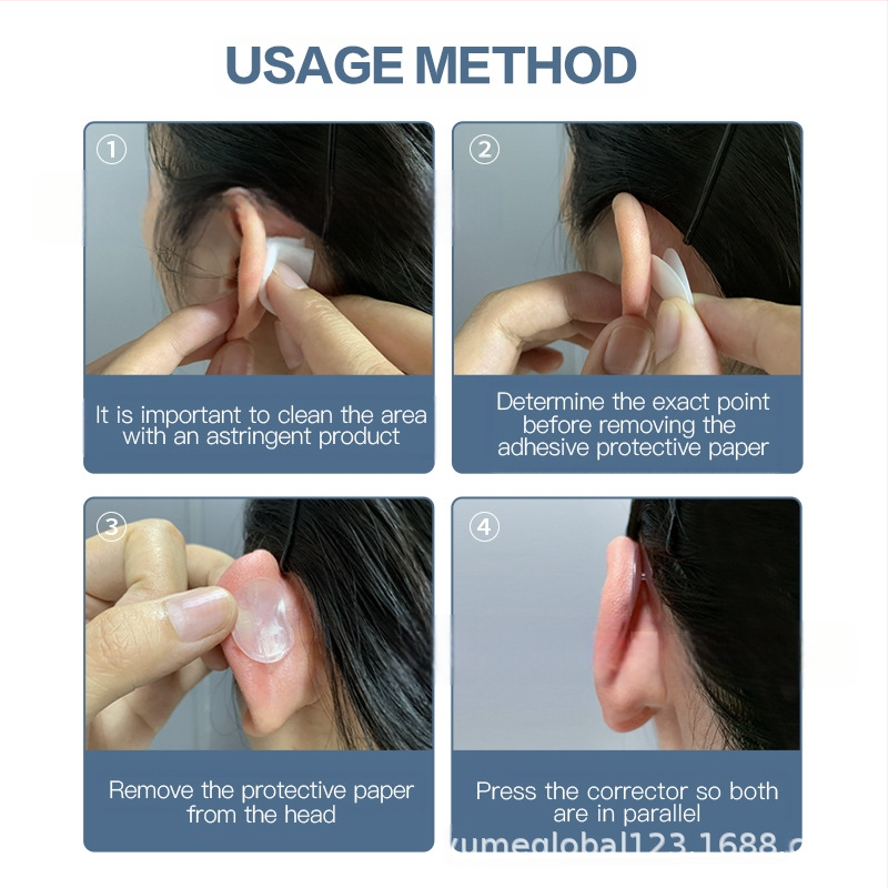 Kūdikių ausų korektorius, 8 vnt. ausų lipdukų, kūdikių ir mažų vaikų ausų lipdukai