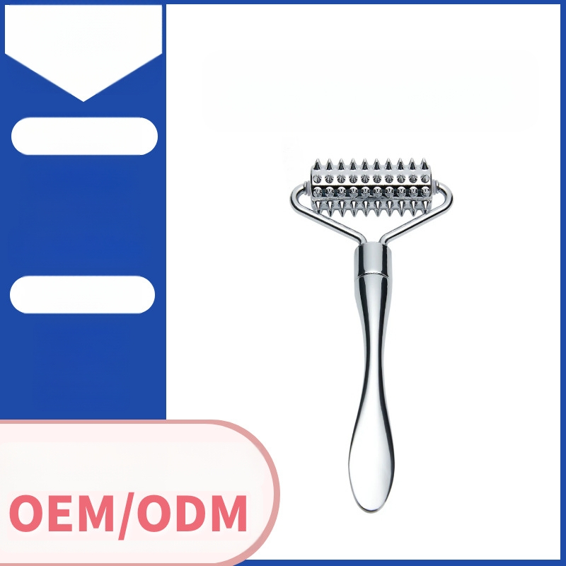 Metallist silmakreemipulk mikronõeltega torked rullmassaažipulk näo ilupulk massaažirull silmakreem lusikas ilutarvikud