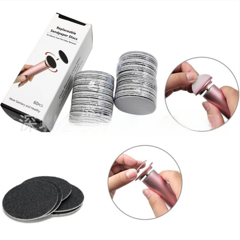 Elektrinis pėdų šlifuoklis gali pakeisti 60 švitrinio švitrinio popieriaus poliravimo lapų (110–220 V).