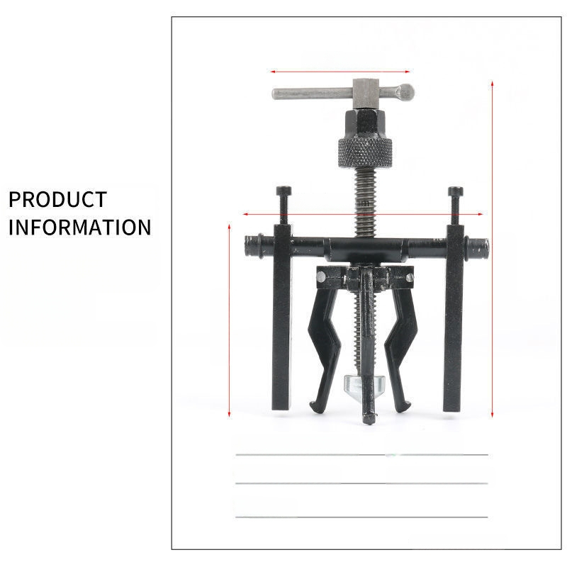 Sisemise augu laagri tõmmits, sisemine ja väline kaheotstarbeline kolme lõuaga lahtivõtmise tööriist, ratta tõmmits, laagri lahtivõtmise autoremondi tööriist