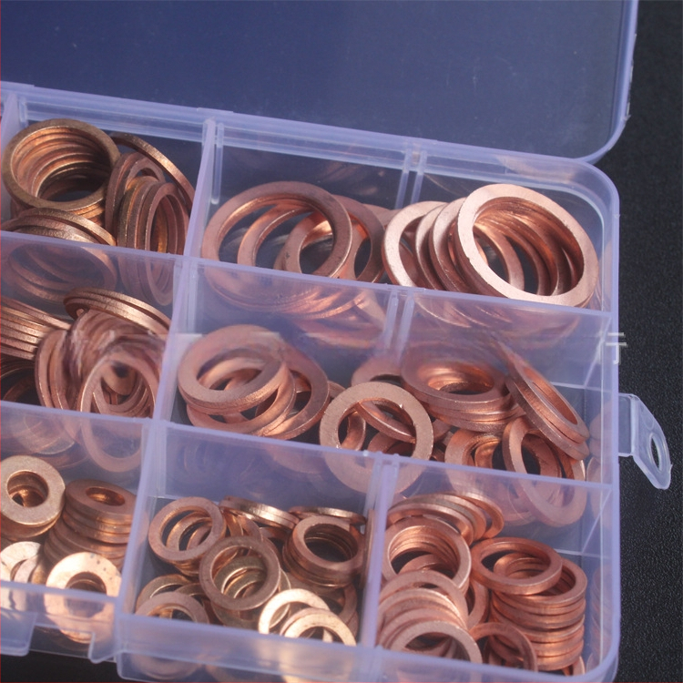 Tarpvalstybinis šaltinis 280 vnt. vario alyvos sandariklio tarpinė dėžutėje su sandarikliu, plokščia tarpinė tarpinė jūriniam skaitikliui