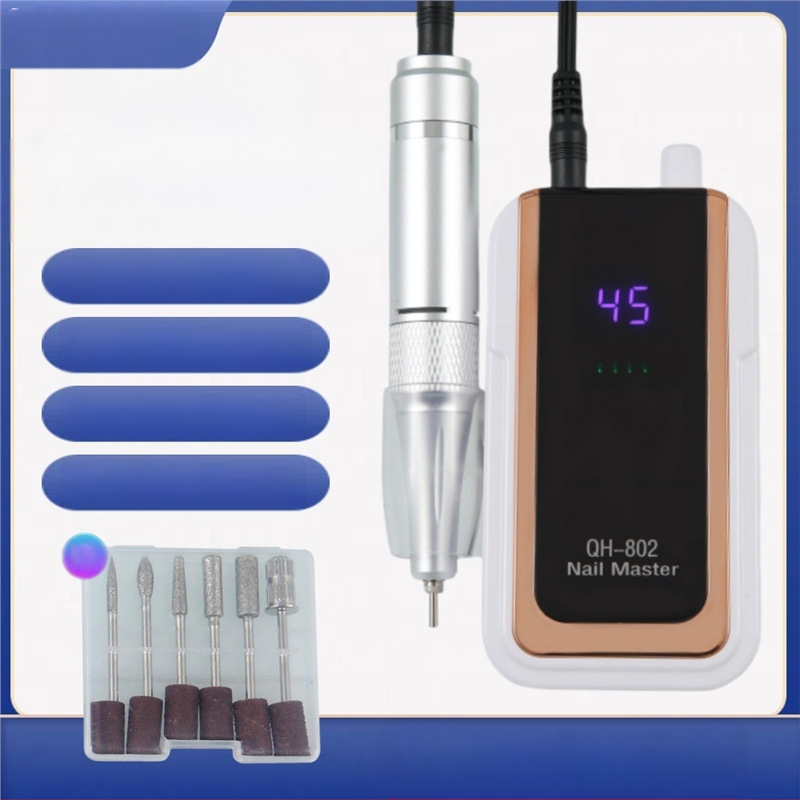 „Ximei Qh-802 Grinder“ nešiojamas nagų salono specialus išankstinio apdorojimo elektrinis nagų šalinimo ir negyvos odos manikiūro aparatas