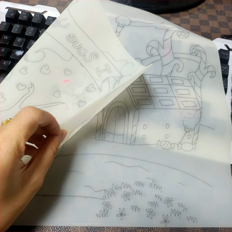 Силиконова подложка за маса, настолна, маслоустойчива, водоустойчива, противоопарваща, противоплъзгаща се подложка с лепило, силиконова подложка без мирис, самозалепваща се силиконова подложка