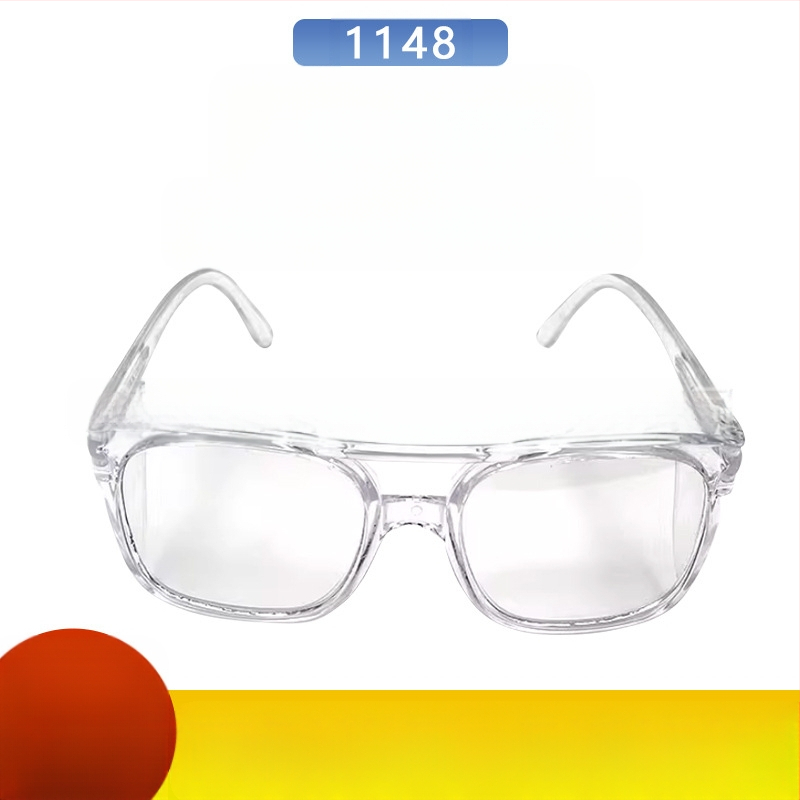 Apsauginiai akiniai 1148 apsauginiai nuo smūgių akiniai nuo purslų, atsparūs vėjui, smėliui, skaidrūs akių apsauginiai akiniai, atsparūs dulkėms, darbo apsaugos akiniai
