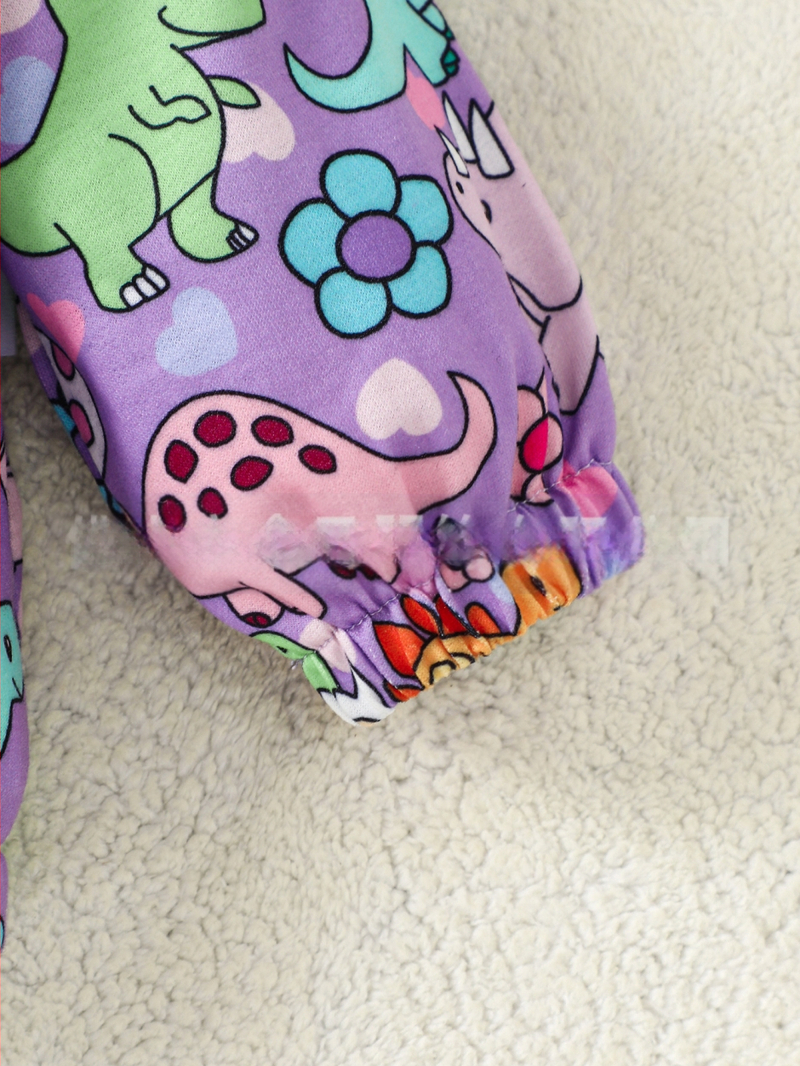 Vyriškas kūdikiams skirtas megztinis su gobtuvu ir animacinių filmukų dinozaurų raštu, naujas