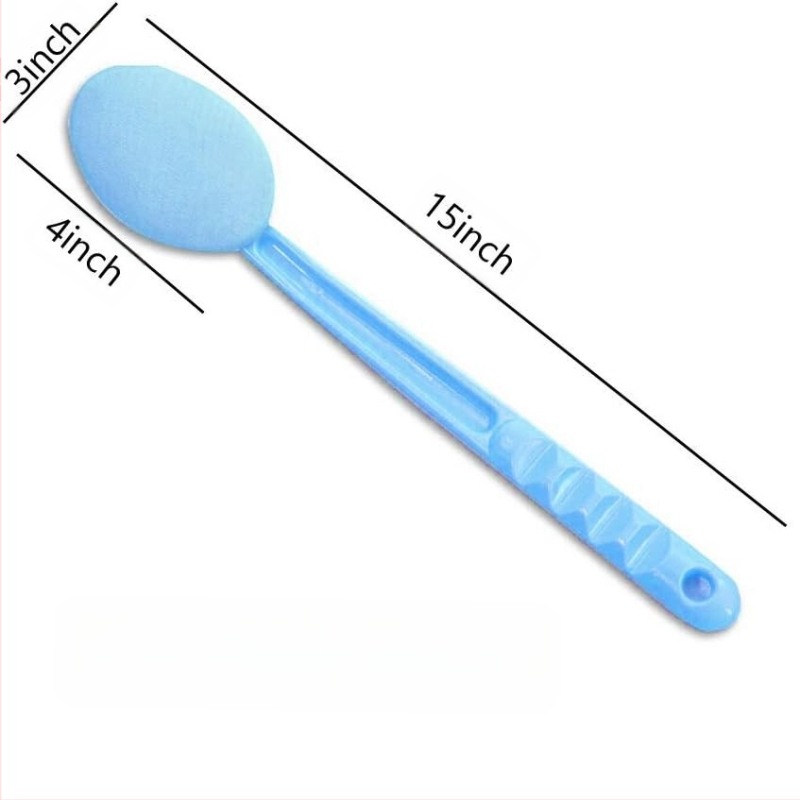 Четка за вана не иска помощ, четка за гръб, кърпа за баня, артефакт за баня с дълга дръжка, четка за вана за разтриване на гръб, едностранно подвижна