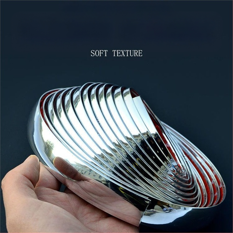 Automobilio langų dekoravimas, ryški chromuota juostelė, galvanizuotos durų juostelės, apsaugančios nuo susidūrimo, ryški juostelė, draudimas, automobilių reikmenys