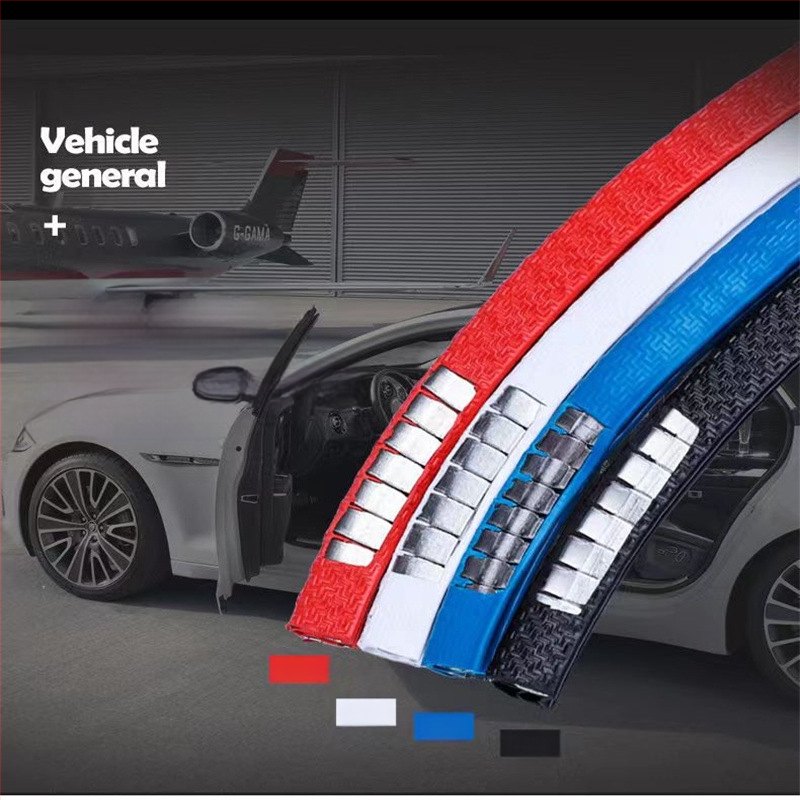 Универсална лента против сблъсък за автомобилни врати, уплътнителна лента, звукоизолираща лента, прахоизолираща лента, гумена лента против сблъсък за долната част на вратата, безшумна и водоустойчива