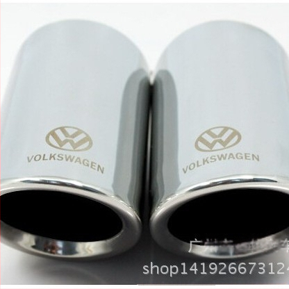 Piemērojamā oglekļa melnā izplūdes caurules vairumtirdzniecības modifikācija Volkswagen Golf Gti Langyi Jetta Santana astes kakls var tikt nosūtīts vārdā