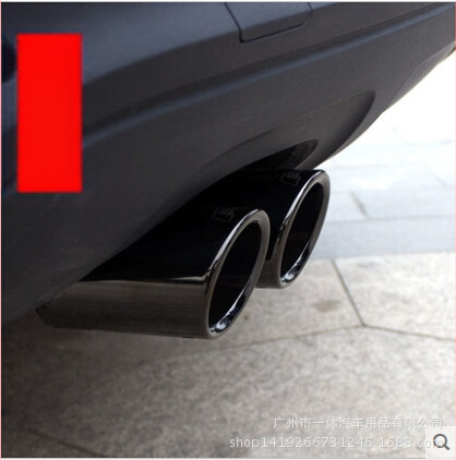Piemērojamā oglekļa melnā izplūdes caurules vairumtirdzniecības modifikācija Volkswagen Golf Gti Langyi Jetta Santana astes kakls var tikt nosūtīts vārdā