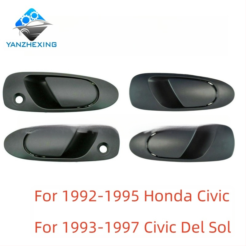 Подходящо за Honda Civic 1992-97, външна дръжка, външна закопчалка, дръжка за отваряне на врата Civic.