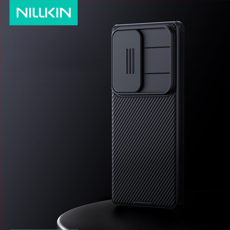 Carcasă telefon Nillkin Nelgin pentru Samsung S25Ultra s25edge Black Mirror Pro, cu glisare și împingere
