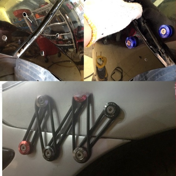 JDM automobilio priekinio ir galinio bamperio dangtelio tvirtinimo sagtis / apvado sutvirtinimo poveržlė / greito atlaisvinimo apvado varžtas