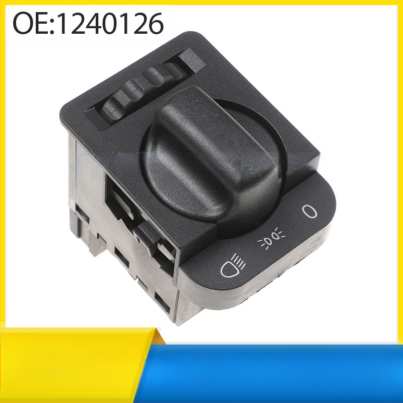 1240126, skirtas „Opel Astra“ automobilio priekinių žibintų jungikliui, priekinių žibintų apšvietimo jungiklis 90213283