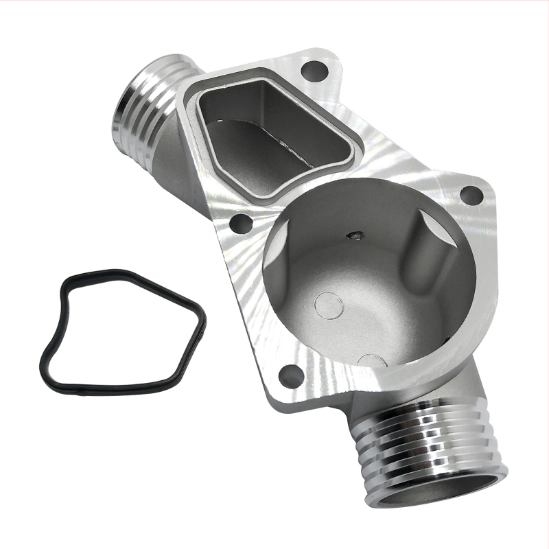 Automašīnas termostata korpuss, kas piemērots BMW termostata korpusam 11531722531, sudraba caurules korpuss