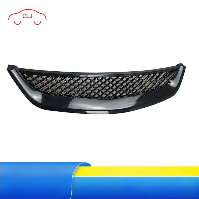 Модифицирани и модифицирани авточасти, подходящи за Honda Civic 01-03, всмукателна решетка за средна мрежа