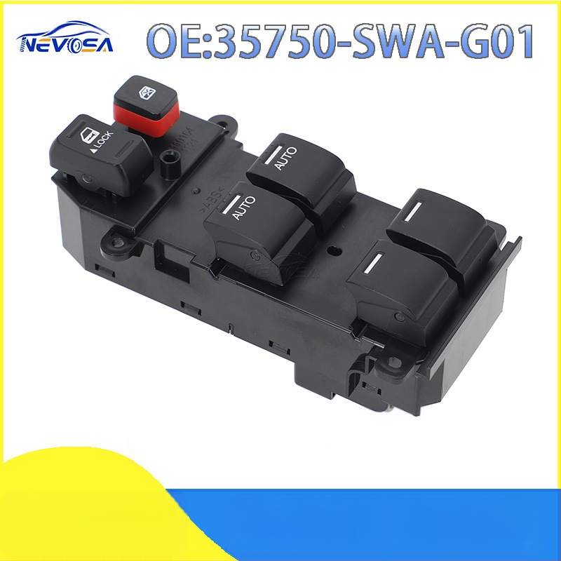 35750-SWA-G01 е подходящ за превключвател за преден ляв прозорец на Honda 08-11crv