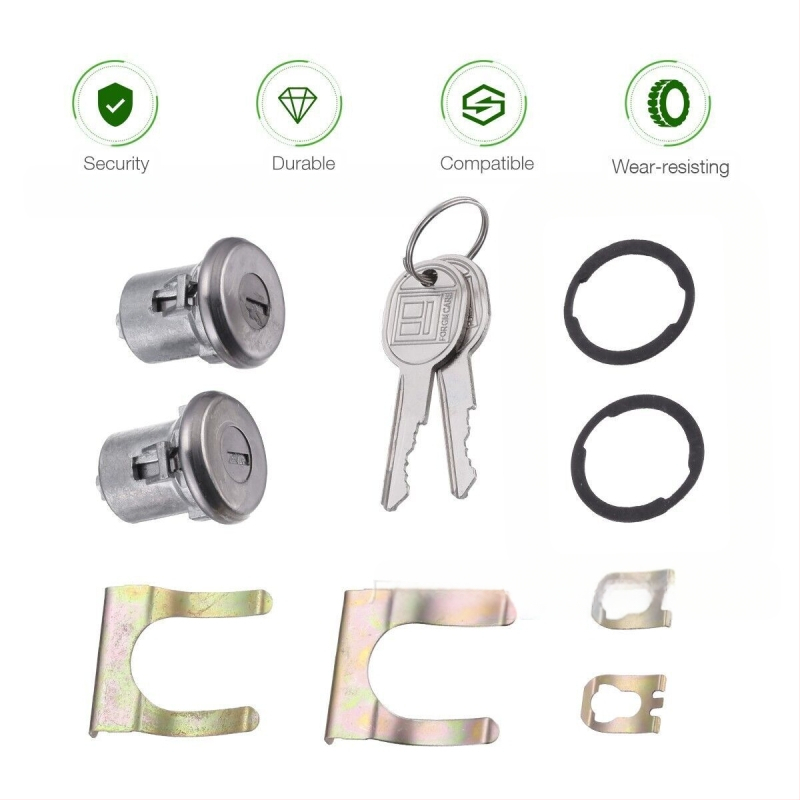 Tinka „Chevrolet“ durų spynos cilindrui, 2 raktų „Buick“ spynos cilindro raktui 5070006 DL15802 DL15800