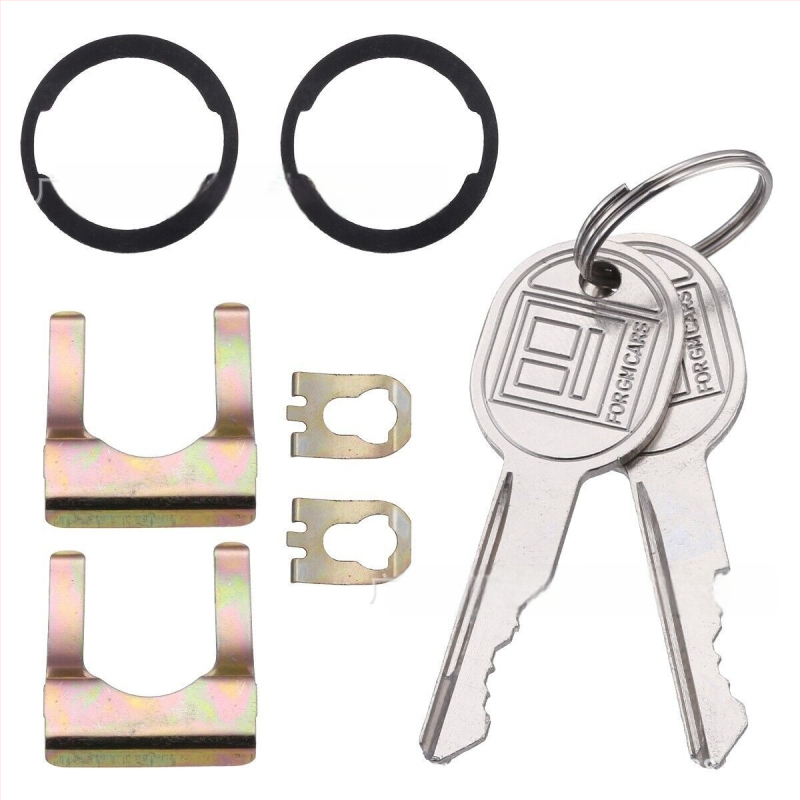 Tinka „Chevrolet“ durų spynos cilindrui, 2 raktų „Buick“ spynos cilindro raktui 5070006 DL15802 DL15800