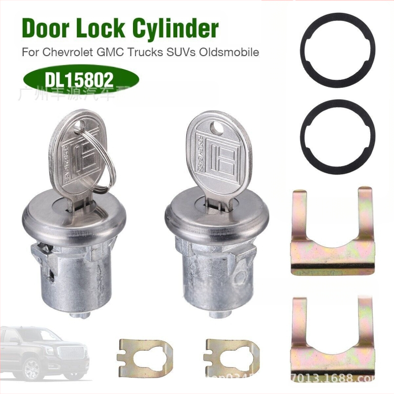 Tinka „Chevrolet“ durų spynos cilindrui, 2 raktų „Buick“ spynos cilindro raktui 5070006 DL15802 DL15800