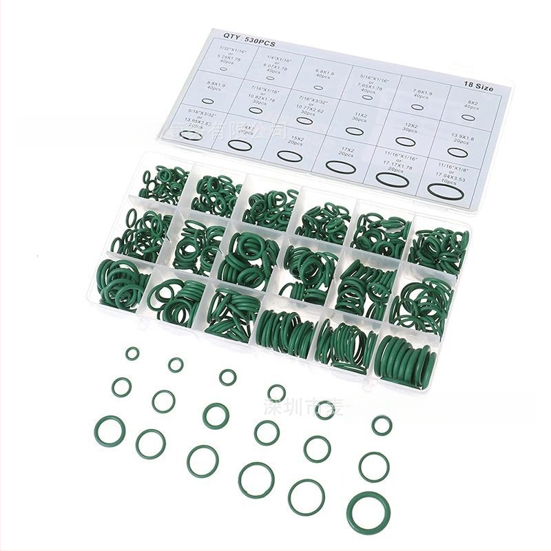 530/270PC зелен уплътнителен пръстен O-пръстен Ding Qing гумен пръстен автомобилен уплътнителен пръстен за климатик, устойчив на висока температура