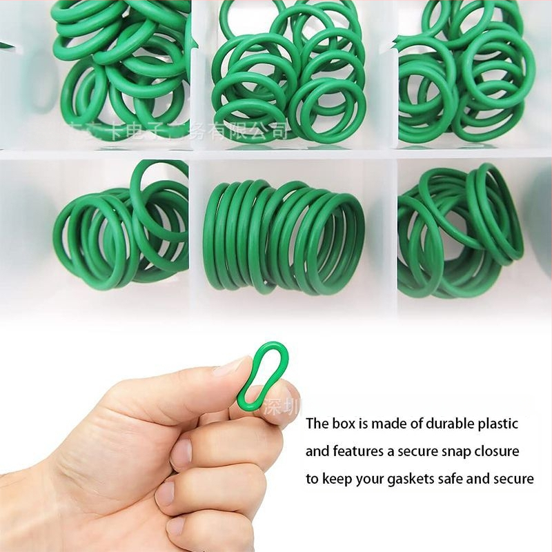 530/270PC зелен уплътнителен пръстен O-пръстен Ding Qing гумен пръстен автомобилен уплътнителен пръстен за климатик, устойчив на висока температура